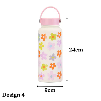 1L Printed Stainless Steel Bottle