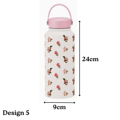 1L Printed Stainless Steel Bottle