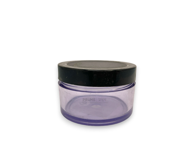 Premium Round Pet Shan Jar 50ml With Black Lid