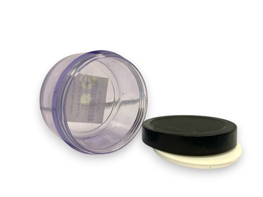 Premium Round Pet Shan Jar 50ml With Black Lid