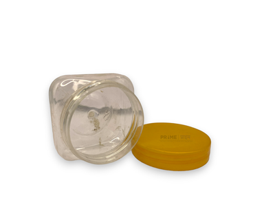 Square Pet Jar with Silver Cap 50g