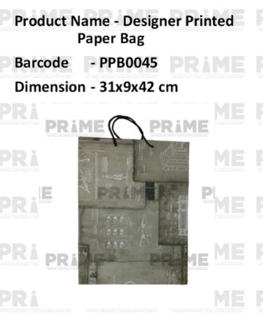 Designer Printed Paper Bag