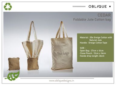 Oblique Cender Flodable bag