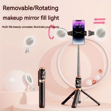 1.7 Meter Premium Videography Portable Tripod with 2 Lights