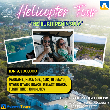 A Bird’s-Eye View of Bali Helicopter Tours Bukit Peninsula