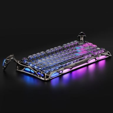 Gravastar Mercury KI Pro Wireless RGB Gaming Mechanical Keyboard (Cyberpunk )