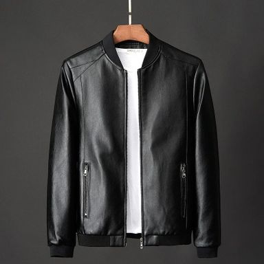 Blouson en cuir PU homme