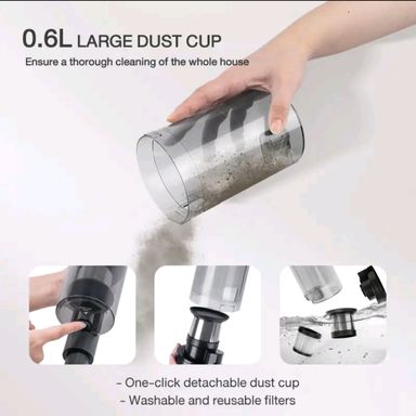 SIMPLE Vacuum Cleaner Wireless Low Nose 0.6L Large Dust Cup