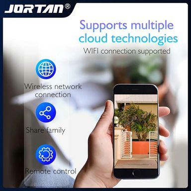 JORTAN Solar Security Camera, Wireless Outdoor Camera, 4MP 4G SIM Card & WiFi Low Power Consumption Surveillance Camera with Solar Panel, Motion Detection, Microwave Dual Detection, 2 Way Audio