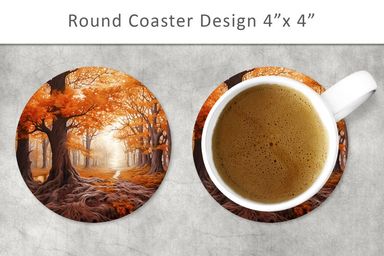 Customized Round Cup Coaster