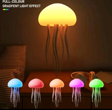 MODOFO Full Color Voice Control Rotating Jellyfish Lamp