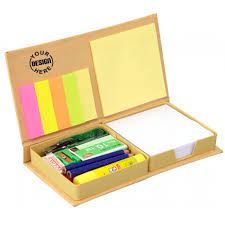 Eco Stationery Set With Memo Pads