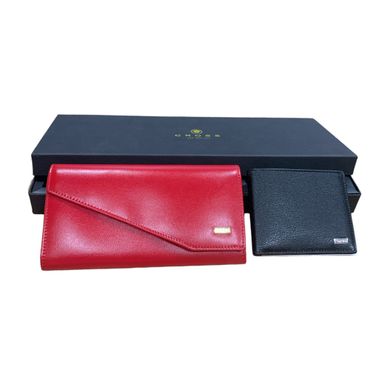 Cross Insignia Express Slim Wallet + Cross Spark Lite Flap Wallet - Red