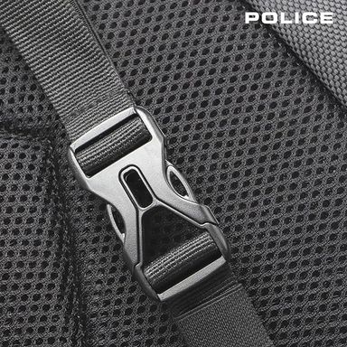 Police Hedge Big Backpack - Black