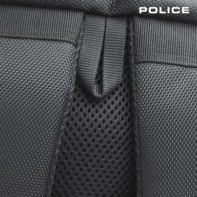 Police Hedge Big Backpack - Black