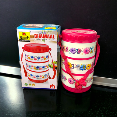 Dhamaal Insulated Tiffin Box 3 Cont.