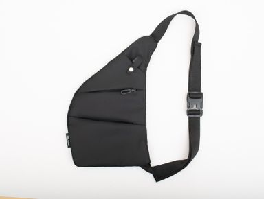 Oblique Columbus Sling Bag Black