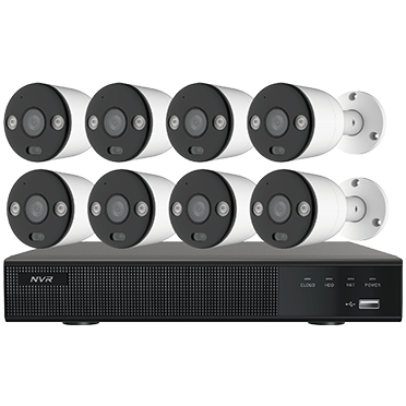 8MP-8CH Full color night vision POE NVR Kits