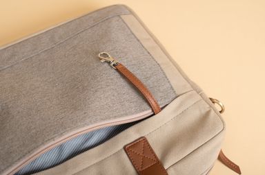 Oblique Trooper Laptop bag beige