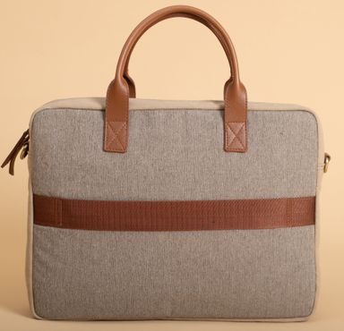 Oblique Trooper Laptop bag beige