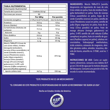 Lipodrene amarillo 90 caps HTP