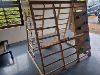 Wooden Jungle Gym - Varnished 