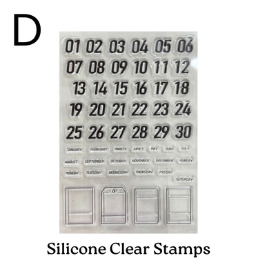 Silicone Clear Stamps - 2