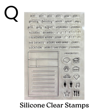 Silicone Clear Stamps - 3