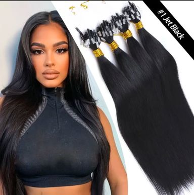 PRELOOPED ITIP HUMAN HAIR EXTENSIONS 