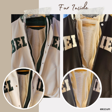 Hooded Letterman Jacket