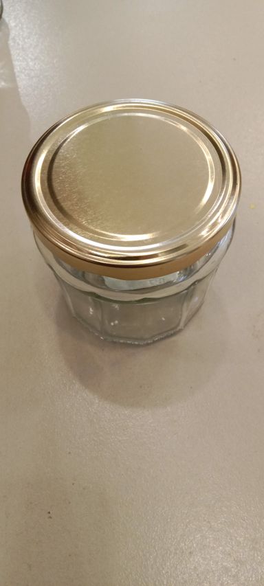 STD 12 Sided Polygon Glass Jar 82 mm Lug Neck 300 ml