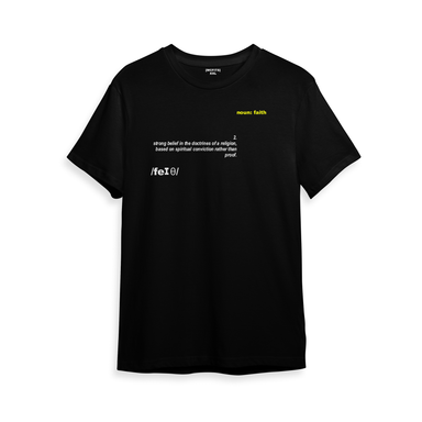 FAITH T-SHIRT (BLACK)