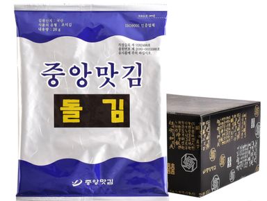 중앙맛김 8봉+선물상자포장