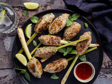 Prawn in Lemon Grass Skewer