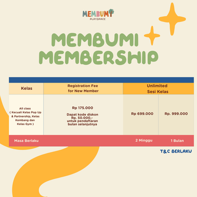 Unlimited Class - Membumi Membership