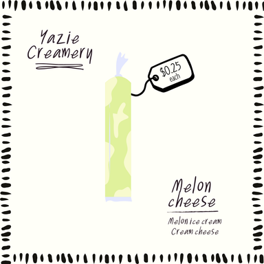 Melon cheese 