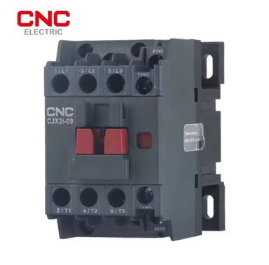 Contactor de CA CNC CJX2i, 3P, 220V, 50/60Hz, 1NC + 1NO, camil Din montado, Modular para el hogar, 9A