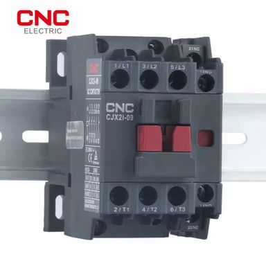 Contactor de CA CNC CJX2i, 3P, 220V, 50/60Hz, 1NC + , carmill Din montade, Modular para el hogar 18 A 