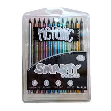 Colores Metalicos Smarty 12pza. 