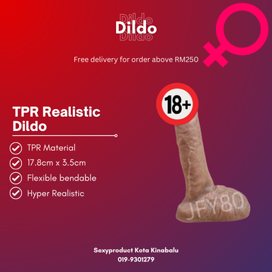 7inch TPR Dildo Hyper Realistic