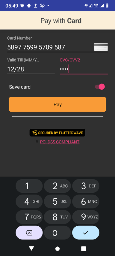 PAYMENT ACCOUNT 