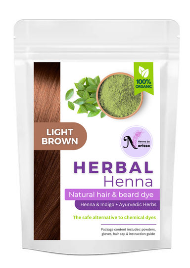 LIGHT BROWN Herbal Henna Powder