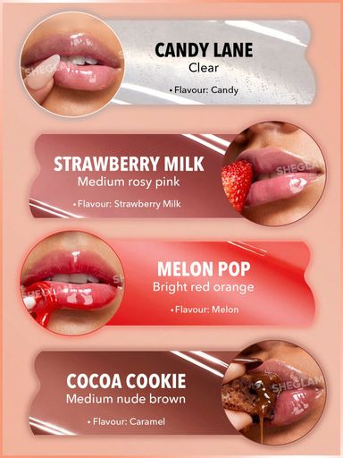 SHEGLAM Crystal Glaze Moisturizing Lip Gloss - Cocoa Cookie