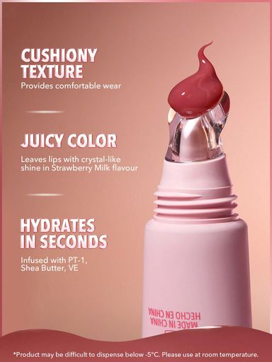 SHEGLAM Crystal Glaze Moisturizing Lip Care - Strawberry Milk