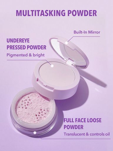 SHEGLAM Insta-Ready Face & Under Eye Setting Powder Duo - Taro