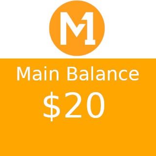 M1 $20 Main Balance Top-up