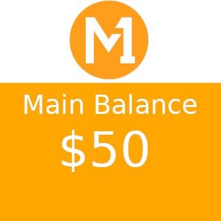 M1 $50 Main Balance Top-up