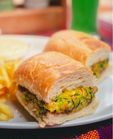 ZUCCHINI PHILLY SANDWICH