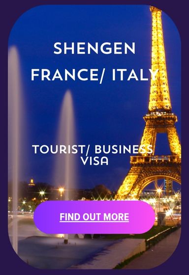 Shengen Tourist/ Business Visa Lodgement