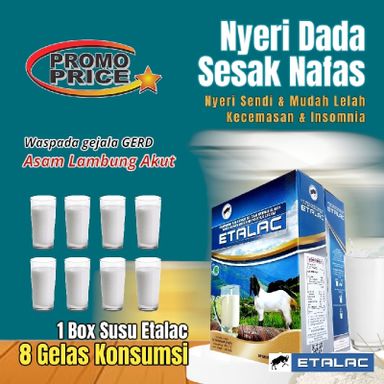 Susu Kambing ETALAC bubuk original (PAKET 1BOX)